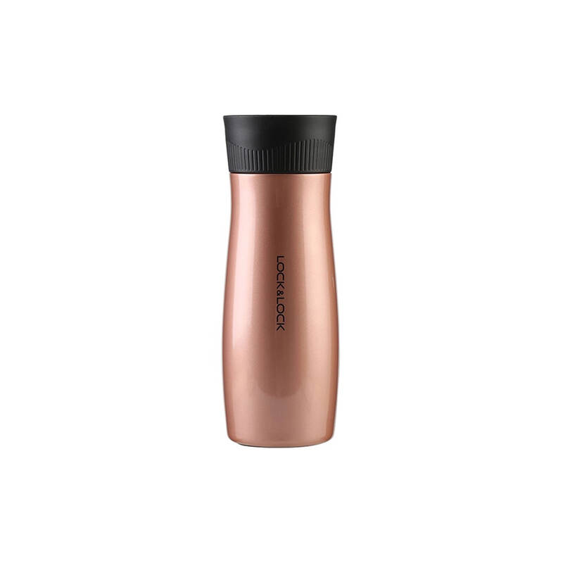 Bình Giữ Nhiệt Bằng Thép Không Gỉ LocknLock Pin Tumbler 420ml - Màu Vàng - LHC3229GOD, , large image number null